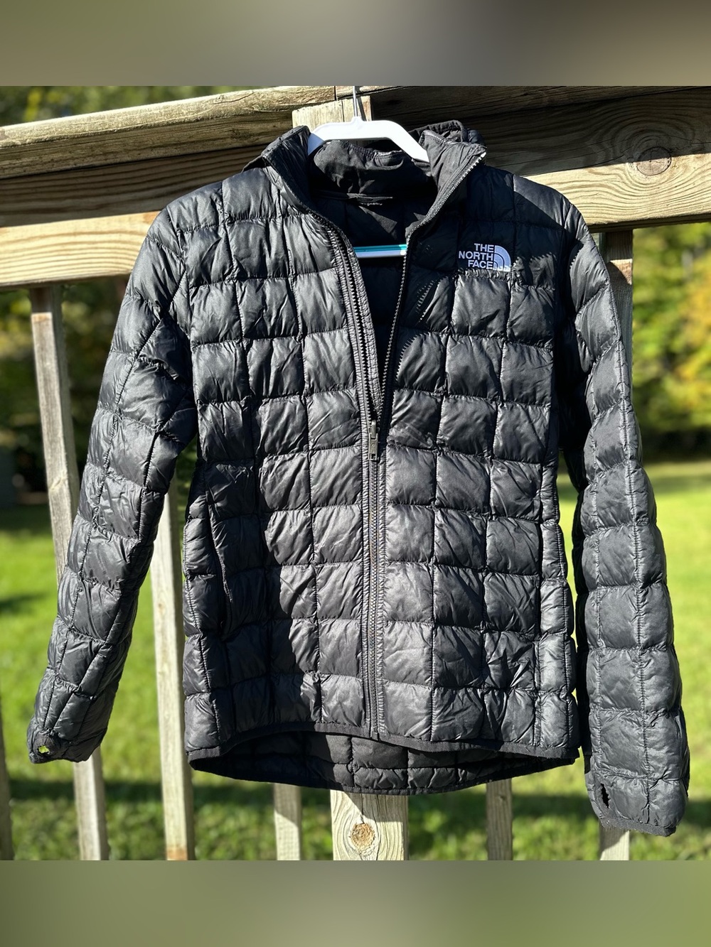 The North Face Black Kids Quilted Hooded Puffer Jacket
